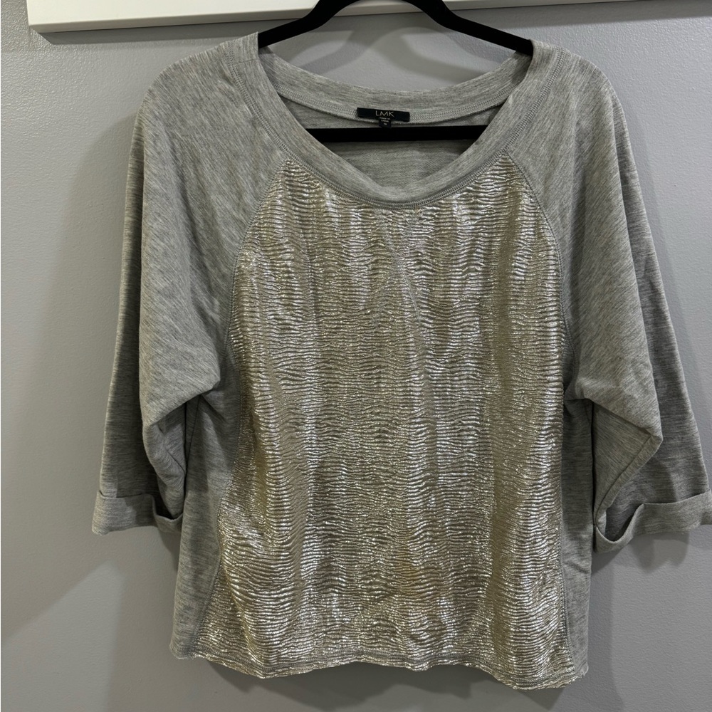 LMK - 3/4 Sleeve Top - Women’s S